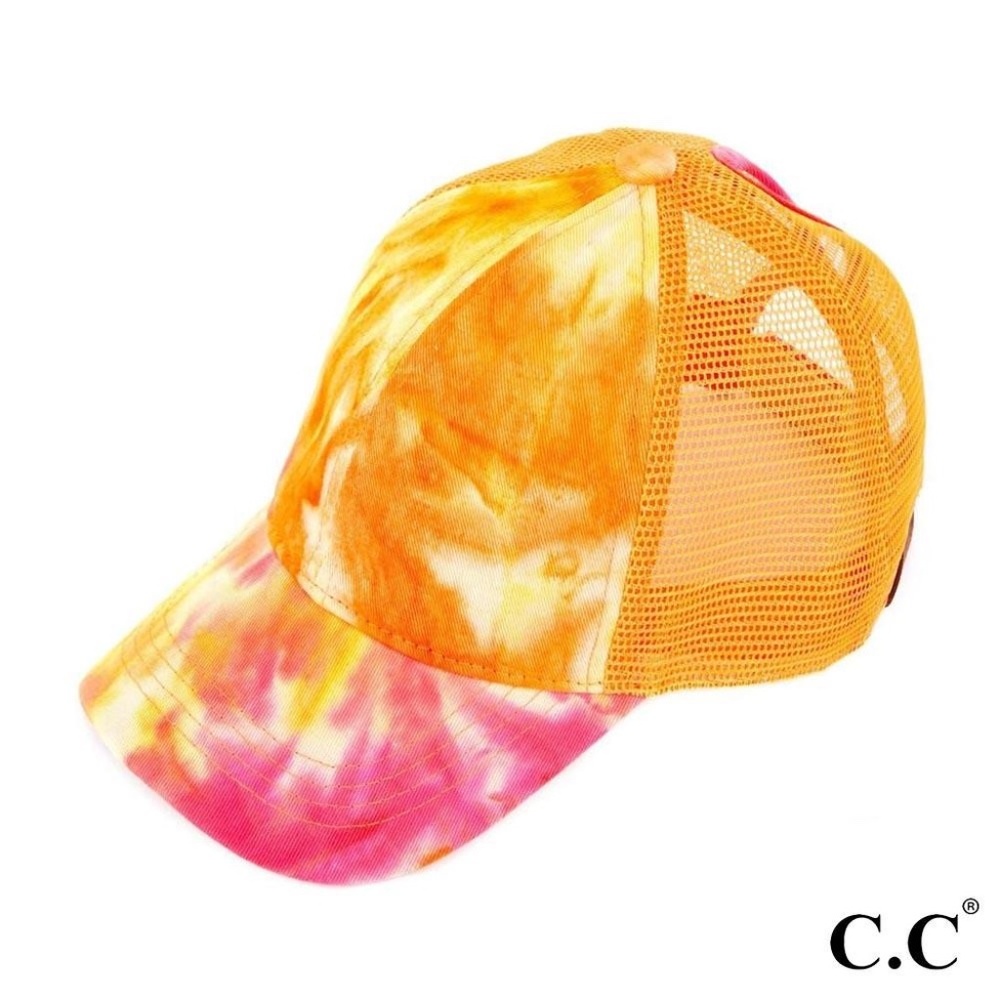 NEW C.C. Tie-Dye Trucker Cap with Mesh Back - Picture 6 of 7